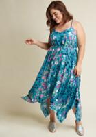 Modcloth Two Ways, All Day Midi Dress In Meadow In S