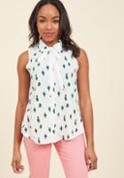Modcloth Unconventionally Chic Sleeveless Top