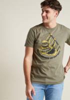 Modcloth Casual Animal Men's Graphic Tee In M