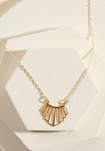  Amid Much Fan-fair Necklace