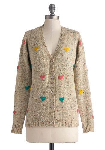 Modcloth Love Of Teaching Cardigan