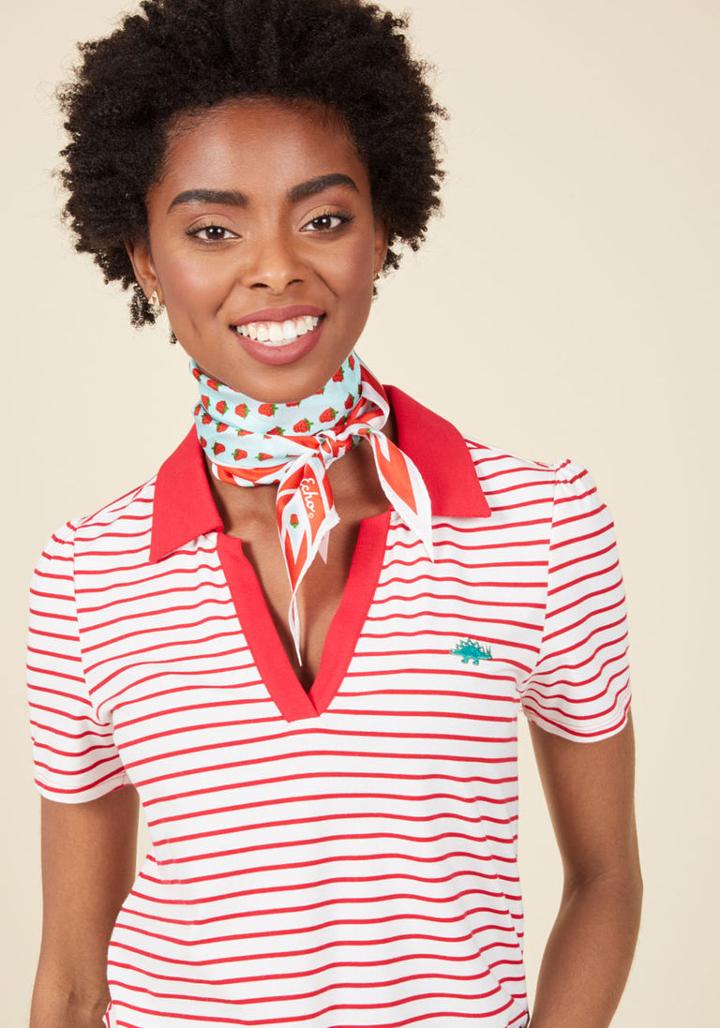 Metropolitan Moxie Scarf In Strawberry Patch