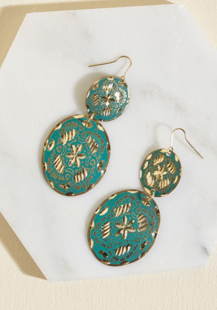 Modcloth So Darn Delighted Earrings