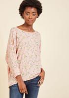  Sports Rapport Top In Blush Blossom In Xs