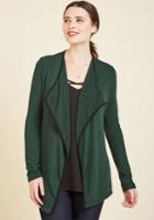  Bold And Balanced Cardigan In Forest In Xs