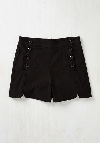  Ripples My Fancy Shorts In Black In S