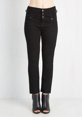 Euninaincorporated You Belong Here Jeans In Black