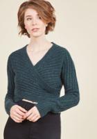  Wouldn't Knit Be Nice? Sweater In Teal In 2x