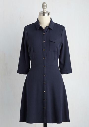 Modcloth Conference Panel Panache Dress In L