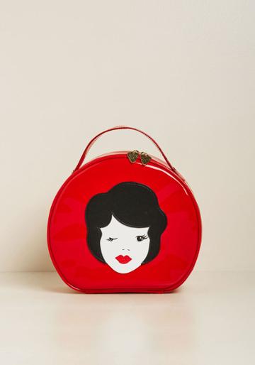 Modcloth Miss Connections Makeup Bag