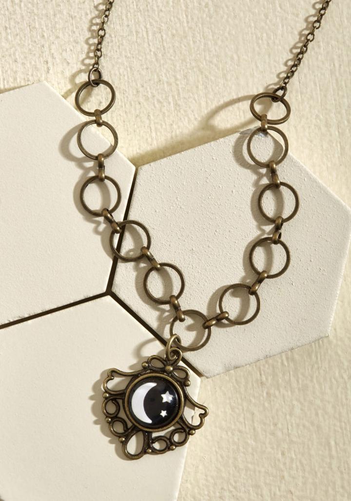 Modcloth Spaced Haute Necklace