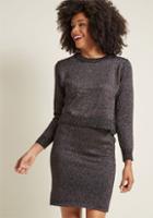 Companiafantastica Compania Fantastica Soulful Sparkle Sweater Set In L