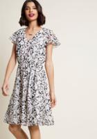 Modcloth Hometown Tour Shirt Dress In White In S