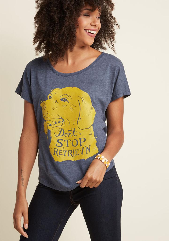 Modcloth Hold On To That Fetching Top In Xl