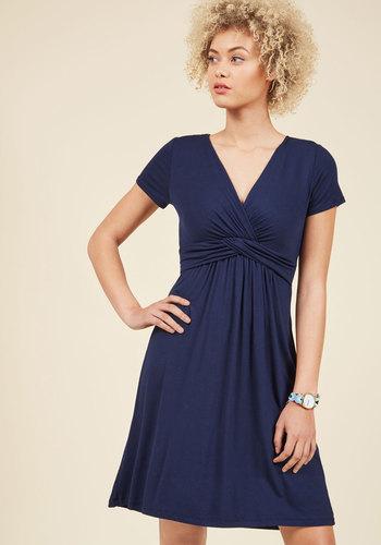  Twist The Night Away Dress In Navy In 1x