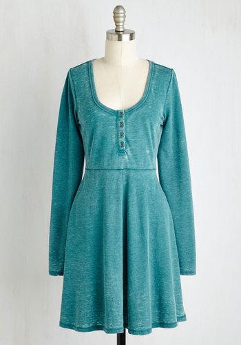 Othersfollow On A Grinning Streak Dress In Teal