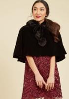  Spirited Sleigh Ride Velvet Cape