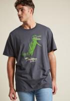 Modcloth Twist Of Skate Men's Graphic Tee In L