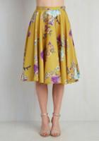 Modcloth Ikebana For All Skirt In Floral In 3x