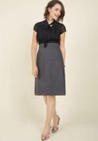  Aptitude For Anthropology A-line Skirt In Charcoal In M