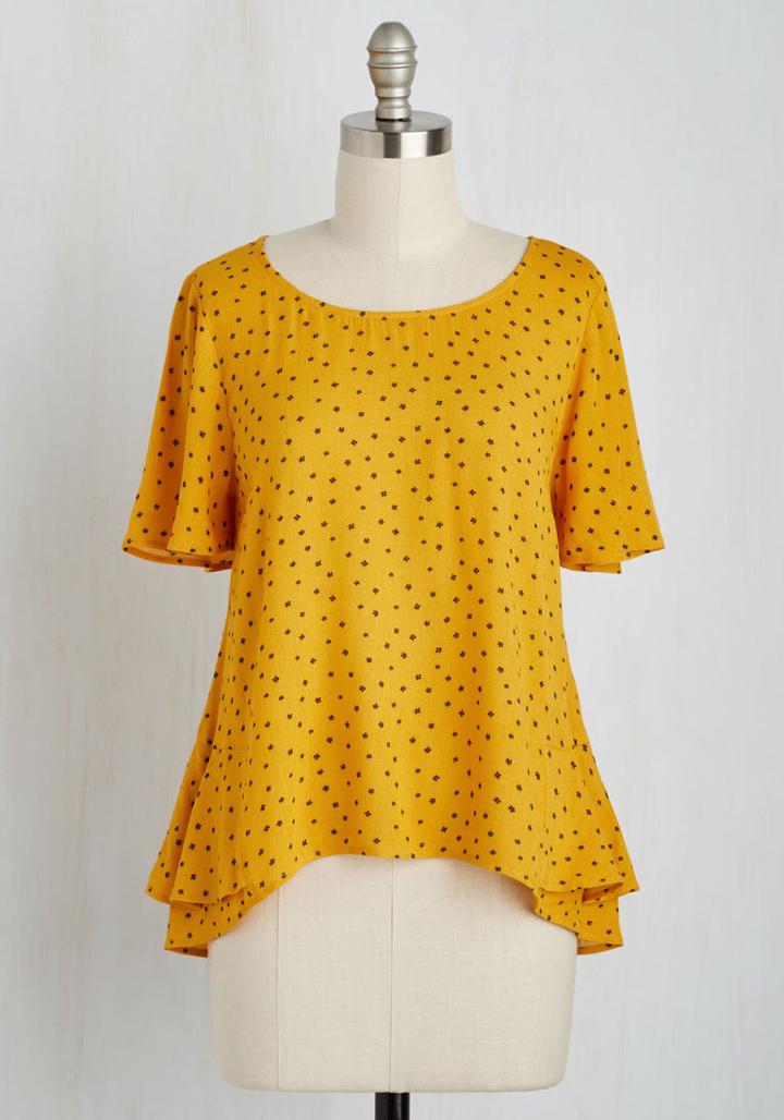  Think Posy-tive Top In Pollen In 1x