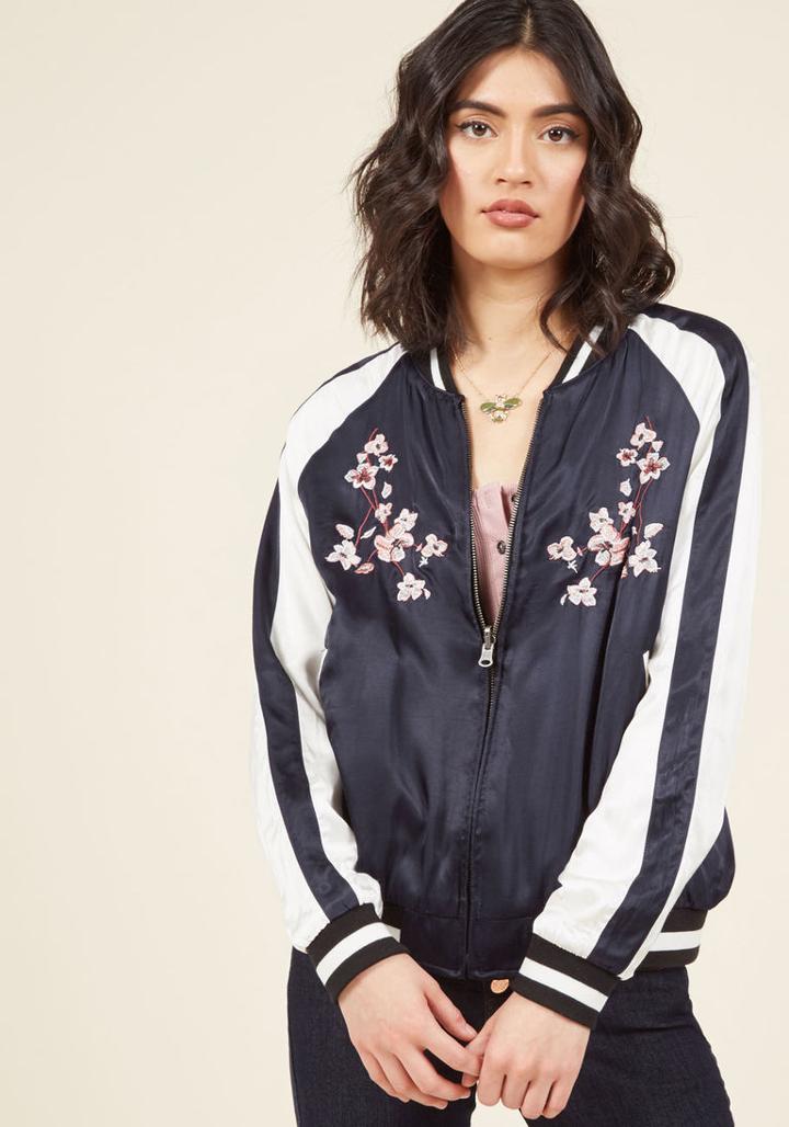 Modcloth Moto-vate Yourself Reversible Jacket In L
