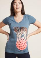 Modcloth Rawr Talent Graphic Tee In S