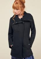  Diagonal Alley Coat In Black In Xs
