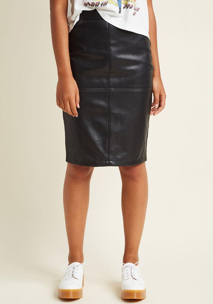 Modcloth Edge Your Bets Pencil Skirt