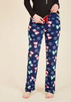  Plush And Pull Lounge Pants In Santa Bears In S