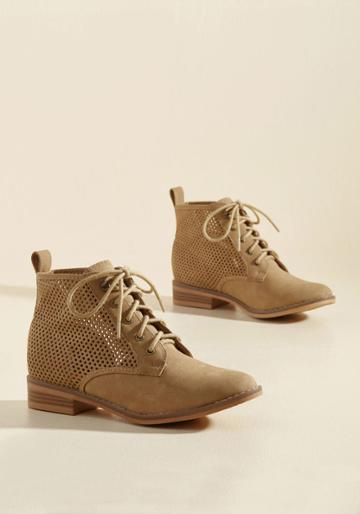  Have A Good Skip! Bootie In Tan Cutouts In 8