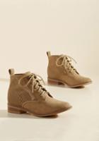  Have A Good Skip! Bootie In Tan Cutouts In 8