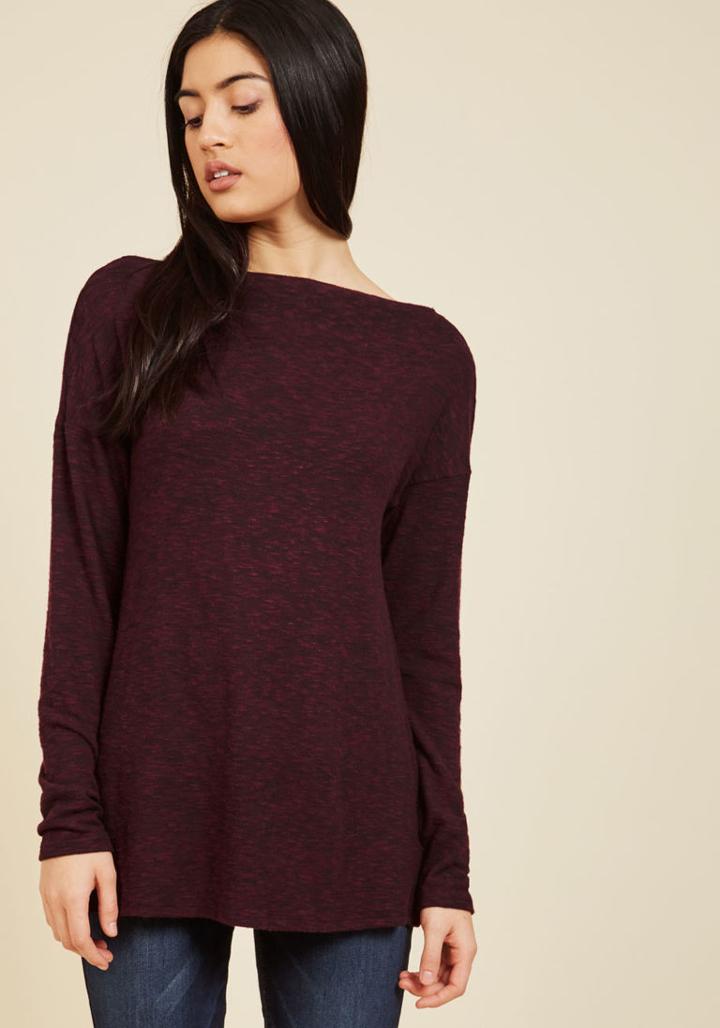  A Wealth Of Warmth Knit Top In S
