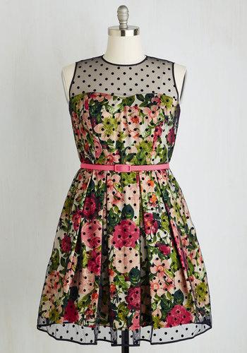 Elizajglllapparelgroup Leave Them Breathless Dress In Blooms - Plus Size