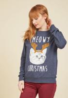  All I Want For Christmas Is Mew Pullover In Xs
