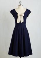 Stopstaring All That And Demure Dress In Navy
