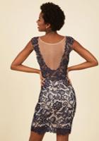  One Momentous To The Next Lace Dress In Navy In M