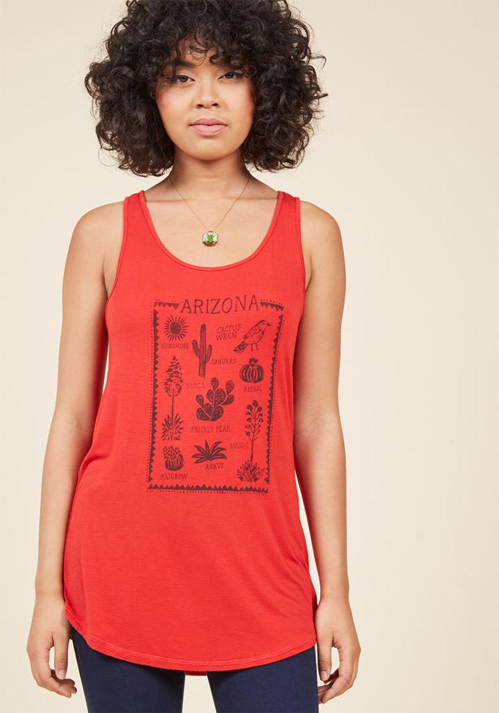 Modcloth Desert Delights Tank Top In S