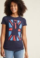 Modcloth Consulting Stylista Graphic T-shirt In Xl