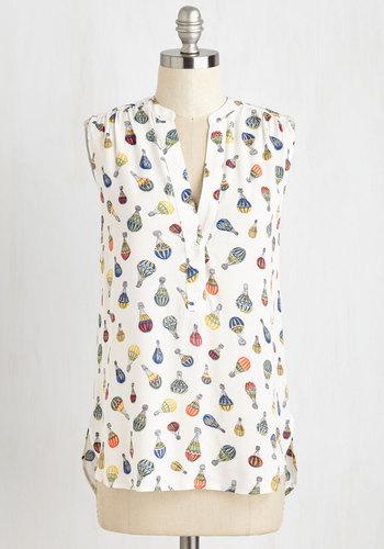  Montgolfier For The Day Sleeveless Top In 2x