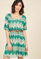  Mountain Dwelling Mini Dress In Green In M