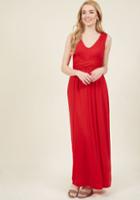 Modcloth Honored Concept Convertible Maxi Dress In Red In 2x