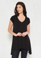  A Crush On Casual Tunic In Black In L