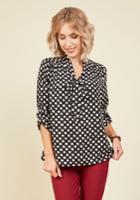  Careerist And Dearest Top In Black Dots In Xl