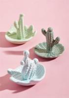 Modcloth Aloe My Friends Cactus Jewelry Dish Set