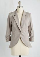  Fine And Sandy Blazer In Pebble In 4x