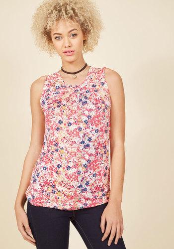  Charmed, Indeed Tank Top In Pink Floral In 4x