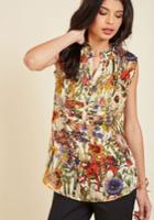  On Your Roam Time Tunic In Country Flowers In Xs