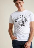 Modcloth Thrill Of The Style Men's Graphic Tee In L