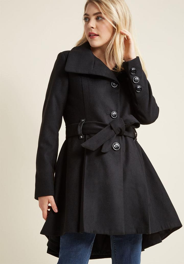 Stevemadden Winterberry Tart Coat In Blackberry In 3x